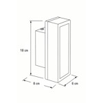 Imagen de APLIQUE Led 7w Calido 6x8x18cm H