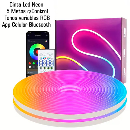 Imagen de TIRA Led de Neon RGB USB 5mts
