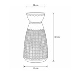 Imagen de FLORERO Ceramica Circle Azul Ø15x30cm H