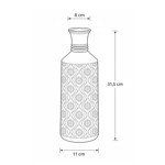 Imagen de FLORERO Ceramica Etnico Amarillo Ø11x31.5cm H