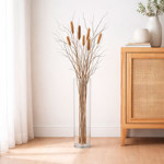 Imagen de FLORERO Vidrio Recto Ø15x50cm h