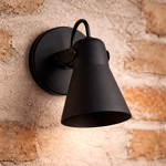 Imagen de SPOT 1 Luz E27 Copa Negro Ø11x15cm Prof.