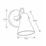 Imagen de SPOT 1 Luz E27 Copa Negro Ø11x15cm Prof.