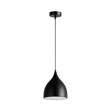 Imagen de Colgante 1 Luz E27 Copa Negra Ø16.5x18cm H