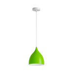 Imagen de Colgante 1 Luz E27 Copa Verde Ø16.5x18cm H