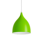 Imagen de Colgante 1 Luz E27 Copa Verde Ø16.5x18cm H