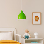 Imagen de Colgante 1 Luz E27 Copa Verde Ø16.5x18cm H