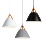 Imagen de Colgante 1 Luz E27 Lars Blanco Ø27x28cm H