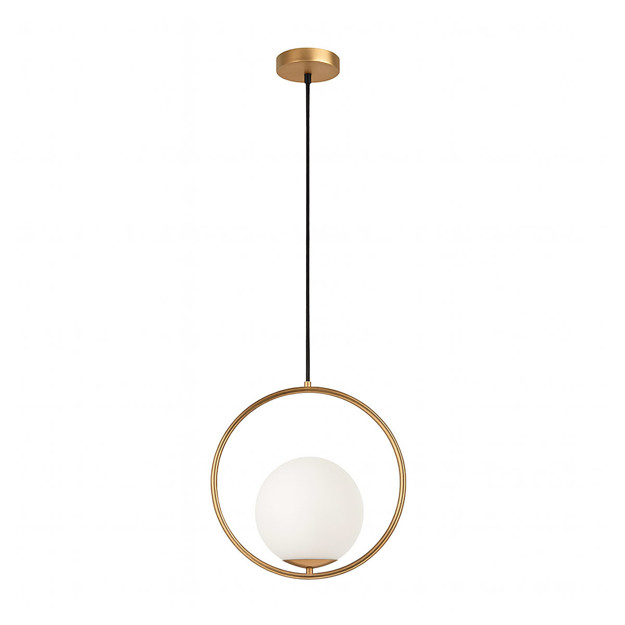 Imagen de Colgante 1 Luz E27 Lyra Dorado Ø30cm