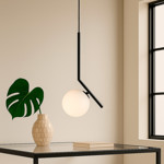 Imagen de Colgante 1 Luz Aries Negro