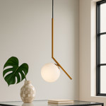 Imagen de Colgante 1 Luz Aries Dorado