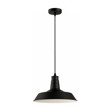 Imagen de Colgante 1 Luz E27 Campana Vintage Negro Ø36cm