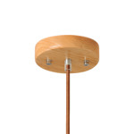 Imagen de Colgante 1 Luz Vidrio Tibet Blanco