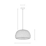 Imagen de Colgante 1 Luz Campana Natural