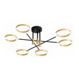 Imagen de Centro Led 30w Ring Oro 3 Tonalidades Ø80x43cm H