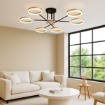 Imagen de Centro Led 30w Ring Oro 3 Tonalidades