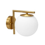 Imagen de Aplique 1 Luz Lyra Oro Mate