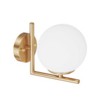 Imagen de Aplique 1 Luz Lyra Oro Mate