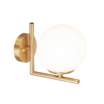 Imagen de Aplique 1 Luz Lyra Oro Mate