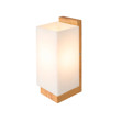 Imagen de Aplique 1 Luz Madera y Vidrio 10x12.5x25cm H