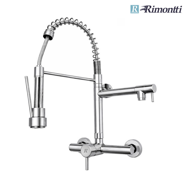 Imagen de MEZCLADORA Pared Chef Cromada 5 Años de Garantia