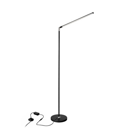 Imagen de Lampara de Pié LED 14w Cane Negra