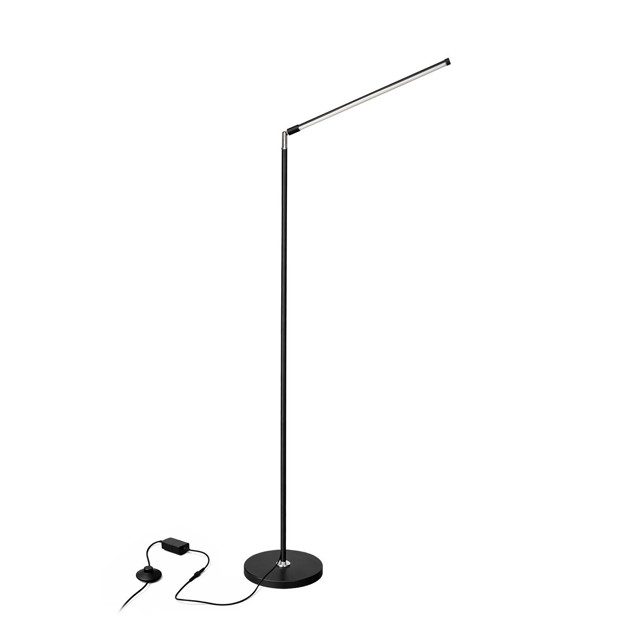 Imagen de Lampara de Pié LED 14w Cane Negra