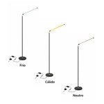 Imagen de Lampara de Pié LED 14w Cane Negra