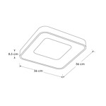 Imagen de Plafon LED 24w UFO Negro 3 Tonalidades