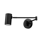 Imagen de Aplique LED 5w Cálido Articulado Negro Ø12x46cm Largo