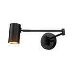 Imagen de Aplique LED 5w Cálido Articulado Negro Ø12x46cm Largo