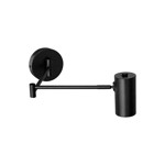Imagen de Aplique LED 5w Cálido Articulado Negro Ø12x46cm Largo