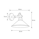 Imagen de Aplique 1 Luz Nórdico Blanco