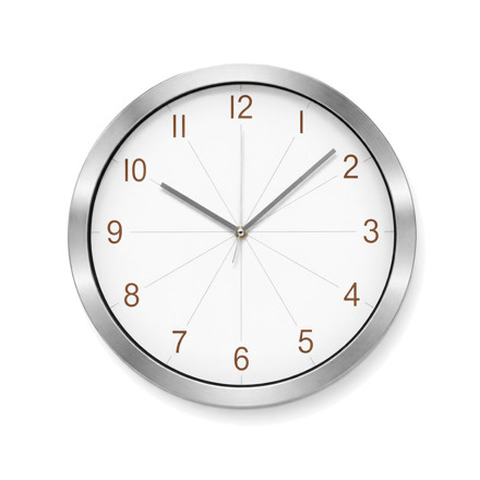 Imagen de Reloj de Pared 30cm Aluminio