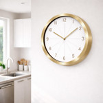 Imagen de Reloj de Pared 30cm Oro Mate