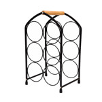 Imagen de Portavinos Negro x 6 Botellas