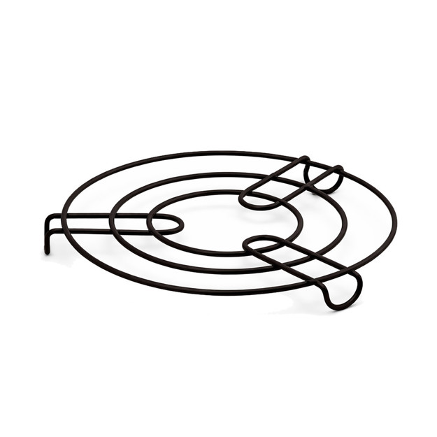 Imagen de Posafuentes Metálico Negro 22cm Ø