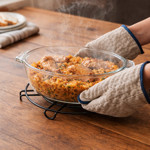 Imagen de Posafuentes Metálico Negro 22cm Ø