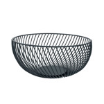 Imagen de Frutero Metálico Negro 25cm Ø