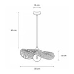 Imagen de Colgante Capelina Artesanal 50cm