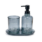 Imagen de Set de Baño Vidrio Deco 3 Pzas. ( 4 tonos )