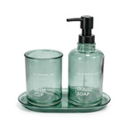 Imagen de Set de Baño Vidrio Deco 3 Pzas. ( 4 tonos )
