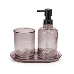 Imagen de Set de Baño Vidrio Deco 3 Pzas. ( 4 tonos )