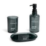 Imagen de Set de Baño Vidrio Deco 3 Pzas. ( 4 tonos )