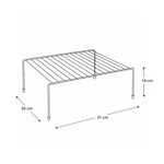 Imagen de Organizador de Mueble Estante Negro 31x26x14cm H