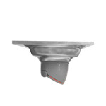 Imagen de Rejilla Desagüe Acero Cromada 10x10cm c/Sifón