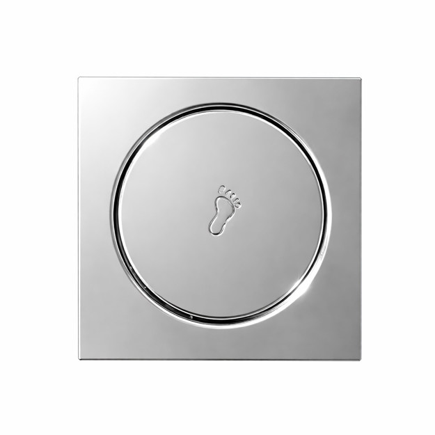 Imagen de Rejilla Ciega TipTop Cromada 10x10cm