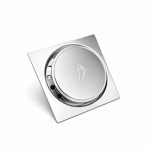 Imagen de Rejilla Ciega TipTop Cromada 10x10cm