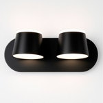 Imagen de Spot 2 Luces LED 20w Cálido Tosca Negro 25.5x10x13cm Prof