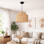 Imagen de Colgante Doble Campana Artesanal Ø30x25cm H